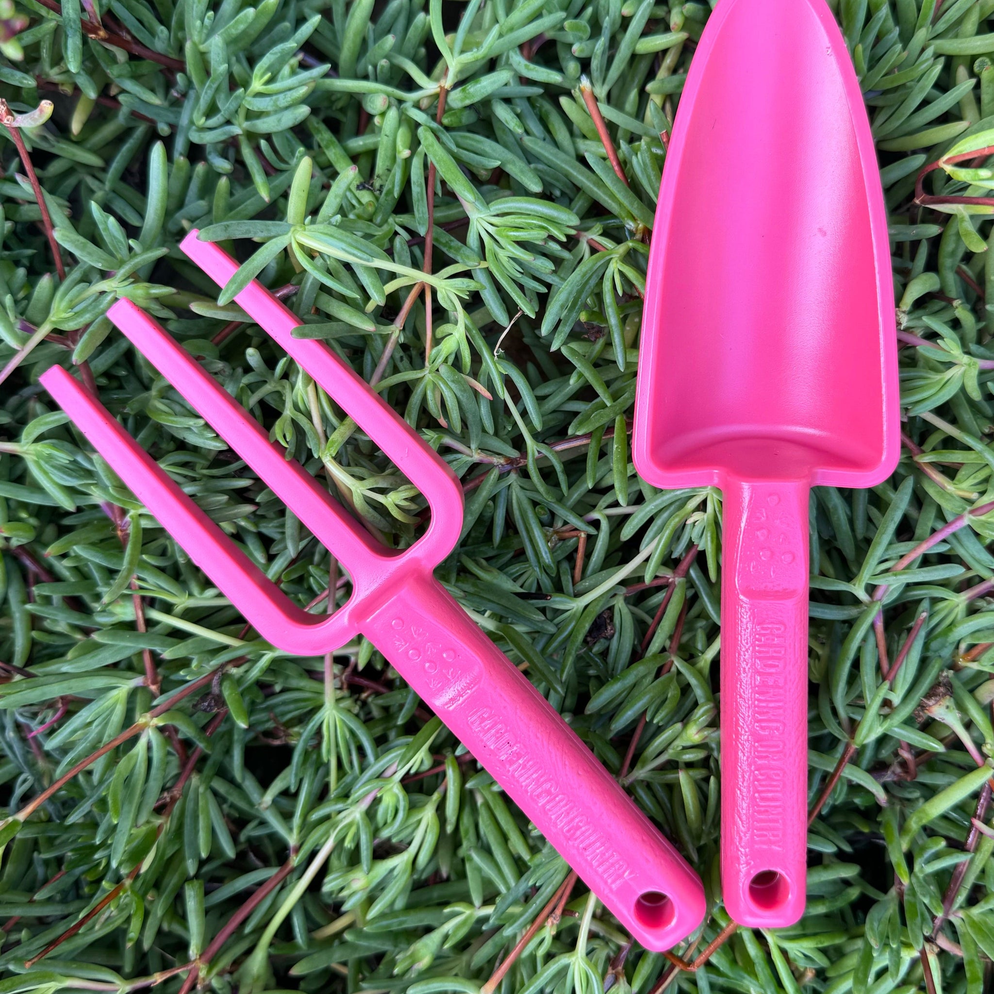 Kids Recycled Plastic Garden Tools, Pink