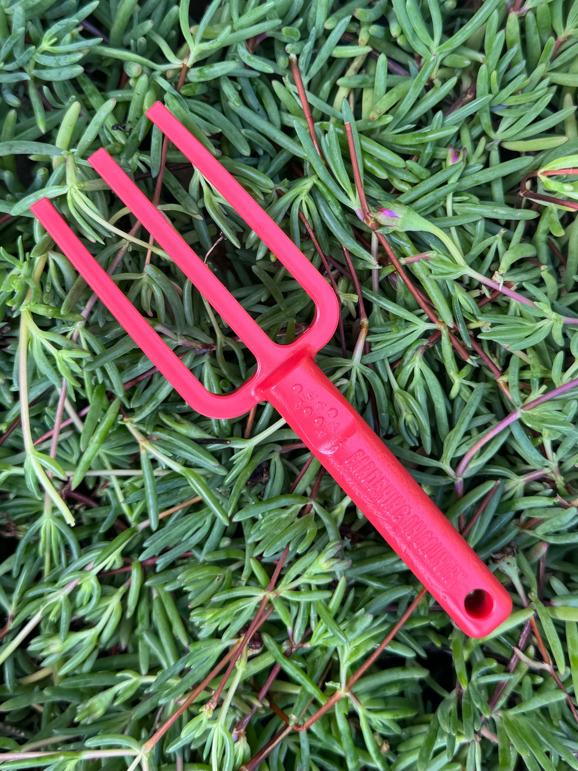 Kids Recycled Plastic Garden Fork, Red