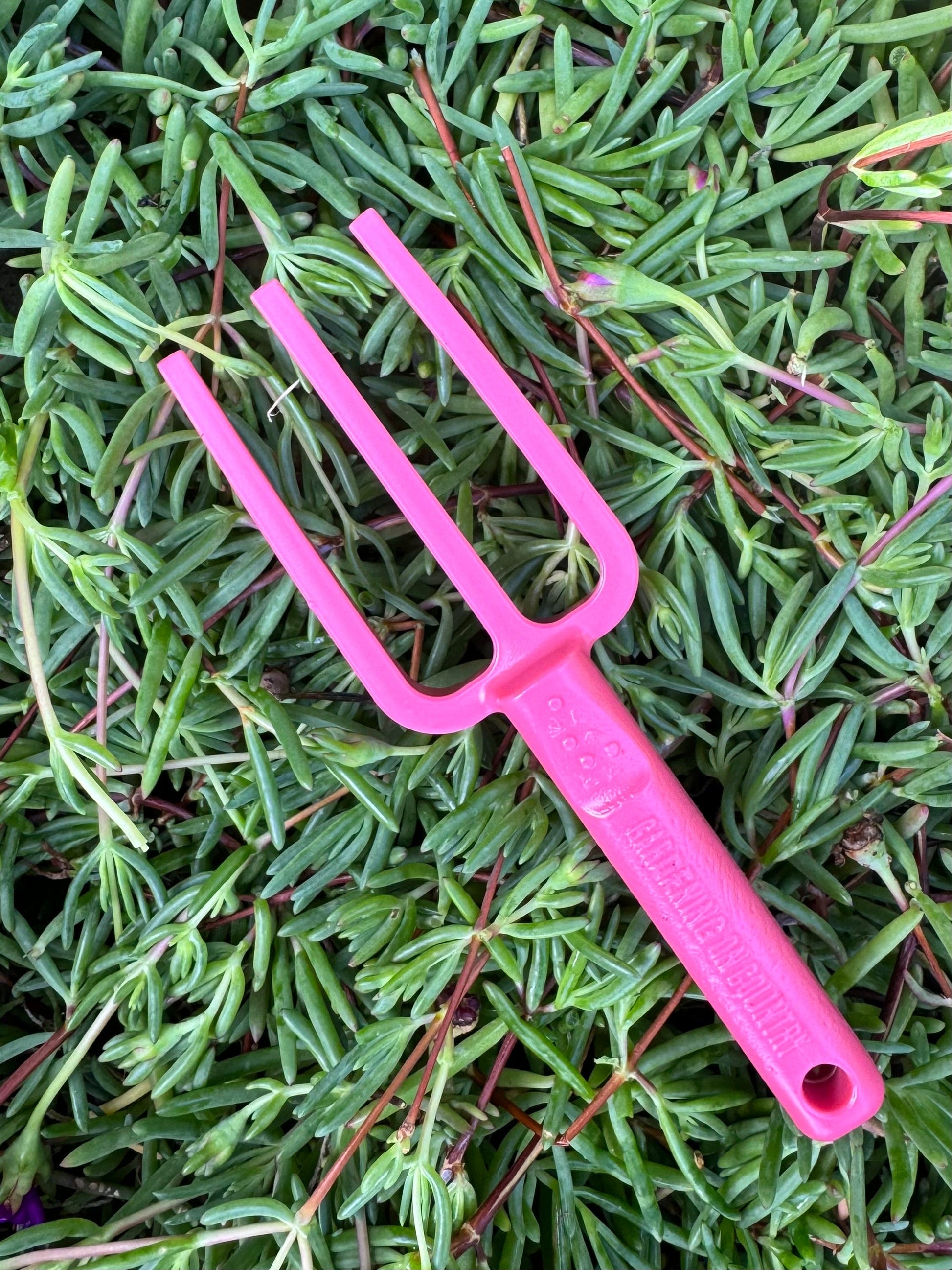 Kids Recycled Plastic Garden Fork, Pink