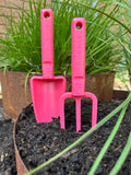 Kids Recycled Plastic Garden Tools, Pink