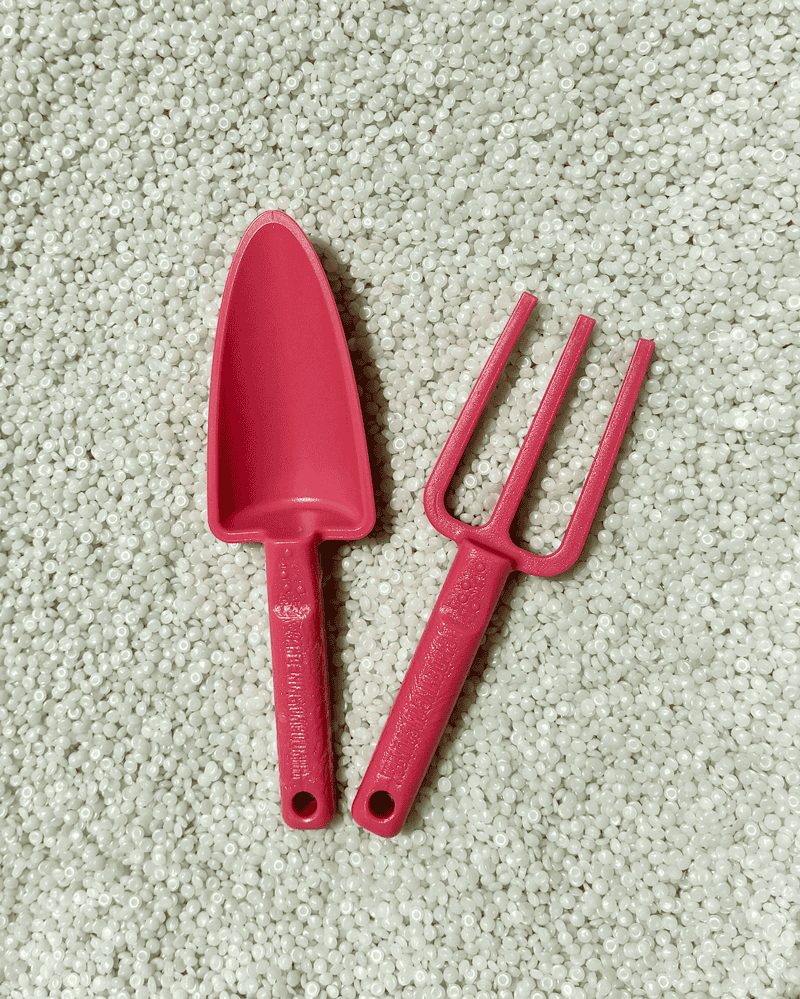 Kids Recycled Plastic Garden Tools, Pink