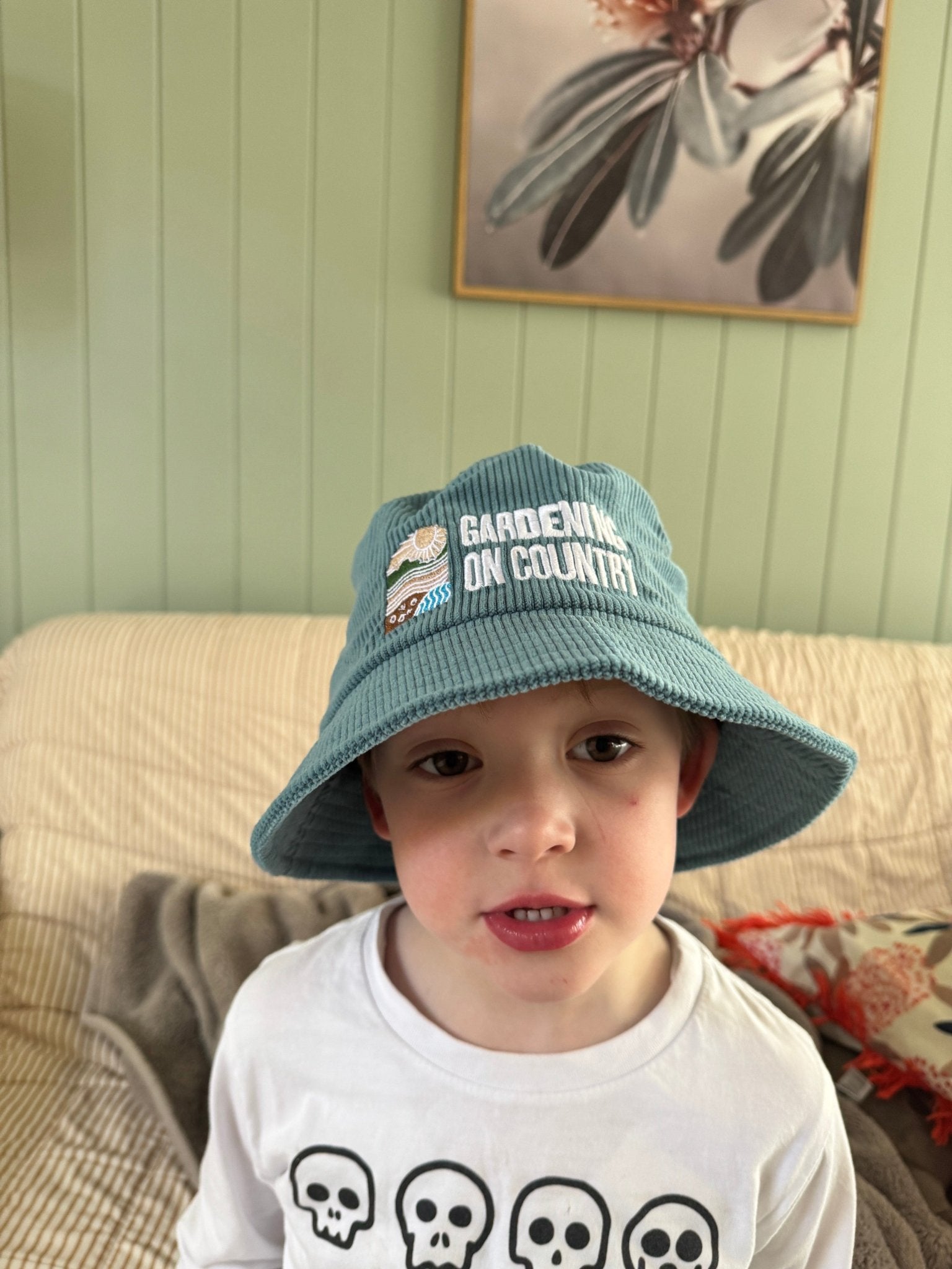 kids-bucket-hat-blue-cotton-summer