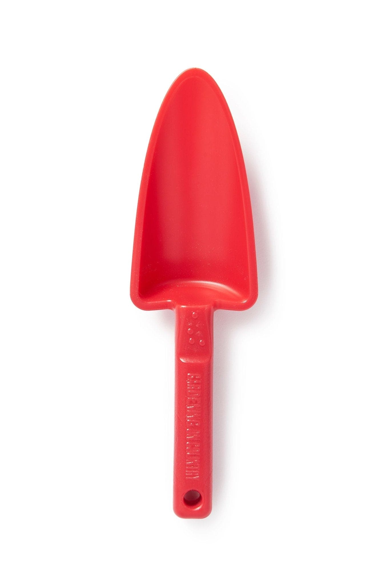 red-kids-trowel-white-background-recycled-plastic