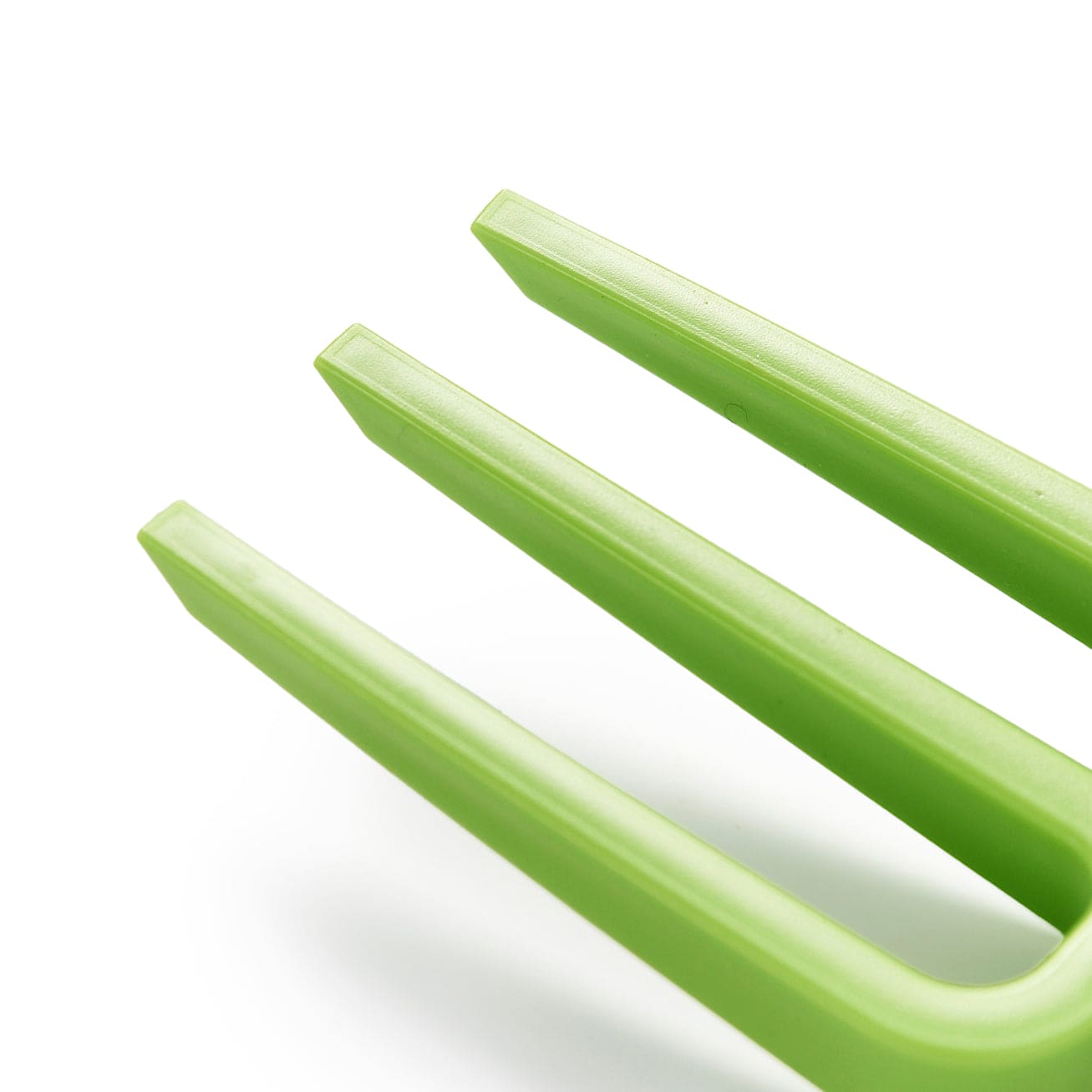 hand-fork-Chicky-kids-tool-green-tine-detail