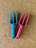 Kids Recycled Plastic Garden Fork, Blue, Pink